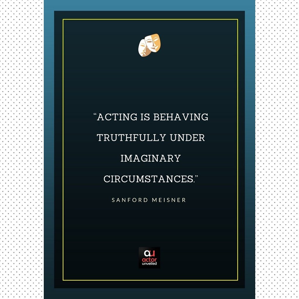 ActorUnveiled's tweet photo. #“Acting is behaving truthfully under imaginary circumstances.”
-Sanford Meisner #quote #acting #theatre #actorunveiled #actorslife #theatre #theatrelife #theatres #theatrenight #theatrequotes #stageplay #acting #actinglife #delhi #noida #actorunveiled #hobbyclasses #emotion https://t.co/c0YUdxrLdH