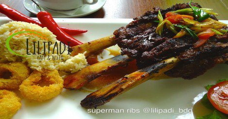 wow , cobain superman ribs di <a href="/lilipadi_bdg/">IG: Lilipadi_cafe</a> the best ribs in town deh #lilipadibdg x.com/lilipadi_bdg/s…