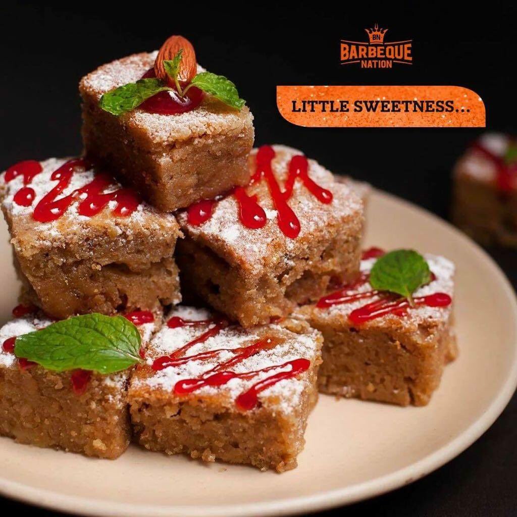 bbqndubai's tweet photo. Dessert is like a feel-good song and the best one makes you dance. 
#Rate_Us #CheckIn #CheckOut #Barbeque_Nation #Karama #Barsha #Opening #Celebrations #BBQ #Restaurant #Dubai #UAE #MyDubai #DXB #NightLife #Food #Family #DineOut https://t.co/hXKXrkL09I