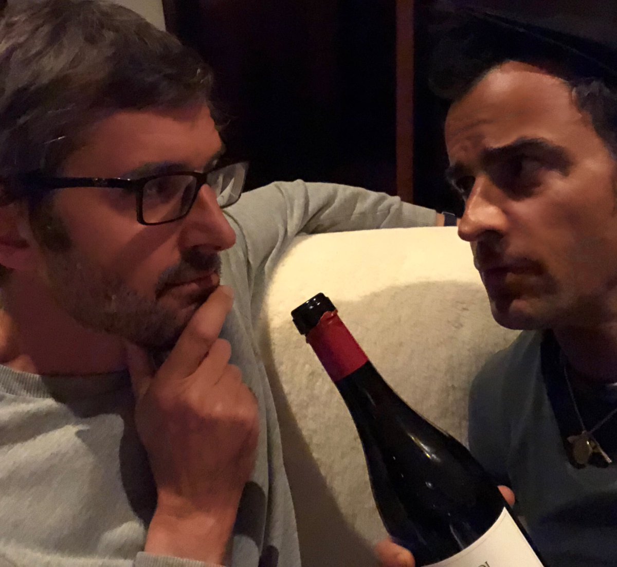 louistheroux's tweet image. Being grilled by my cuzz over how to pronounce our last name.  The-row? Theroo? #meaning?