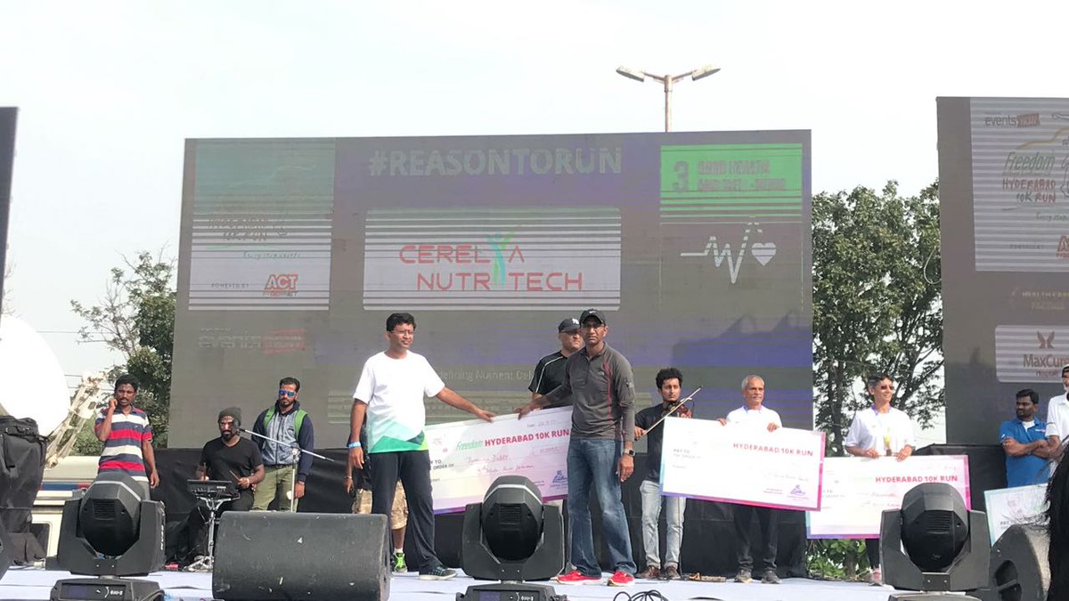 #Hyderabad 10k run... Run for a cause !! Happy to be partnered !! <a href="/surgeimpact/">Surge Impact</a> @_fitt2014 <a href="/xlr8ap/">XLr8 Andhra Pradesh</a> <a href="/singhruchi13/">Ruchi Singh </a> <a href="/nikhilmup/">Nikhil M</a> @rajivasujita <a href="/bhagyarekhab/">Bhagyarekha B</a> <a href="/ConnectSDGs/">The Sustainable Development Goals #SDG🫶</a> <a href="/CereliaNutri/">Cerelia Nutritech</a>