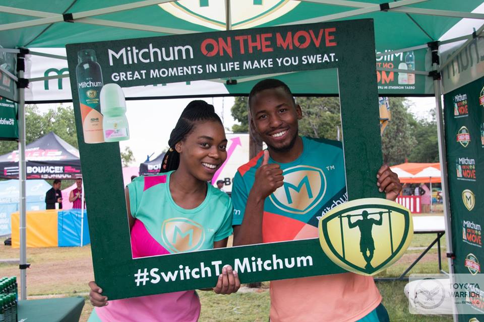 thewarriorrace's tweet photo. #BeMore and #SwitchToMitchum at the @ToyotaSA #WARRIOR8 powered by @reeboksa. https://t.co/ZG2OZKCLA4