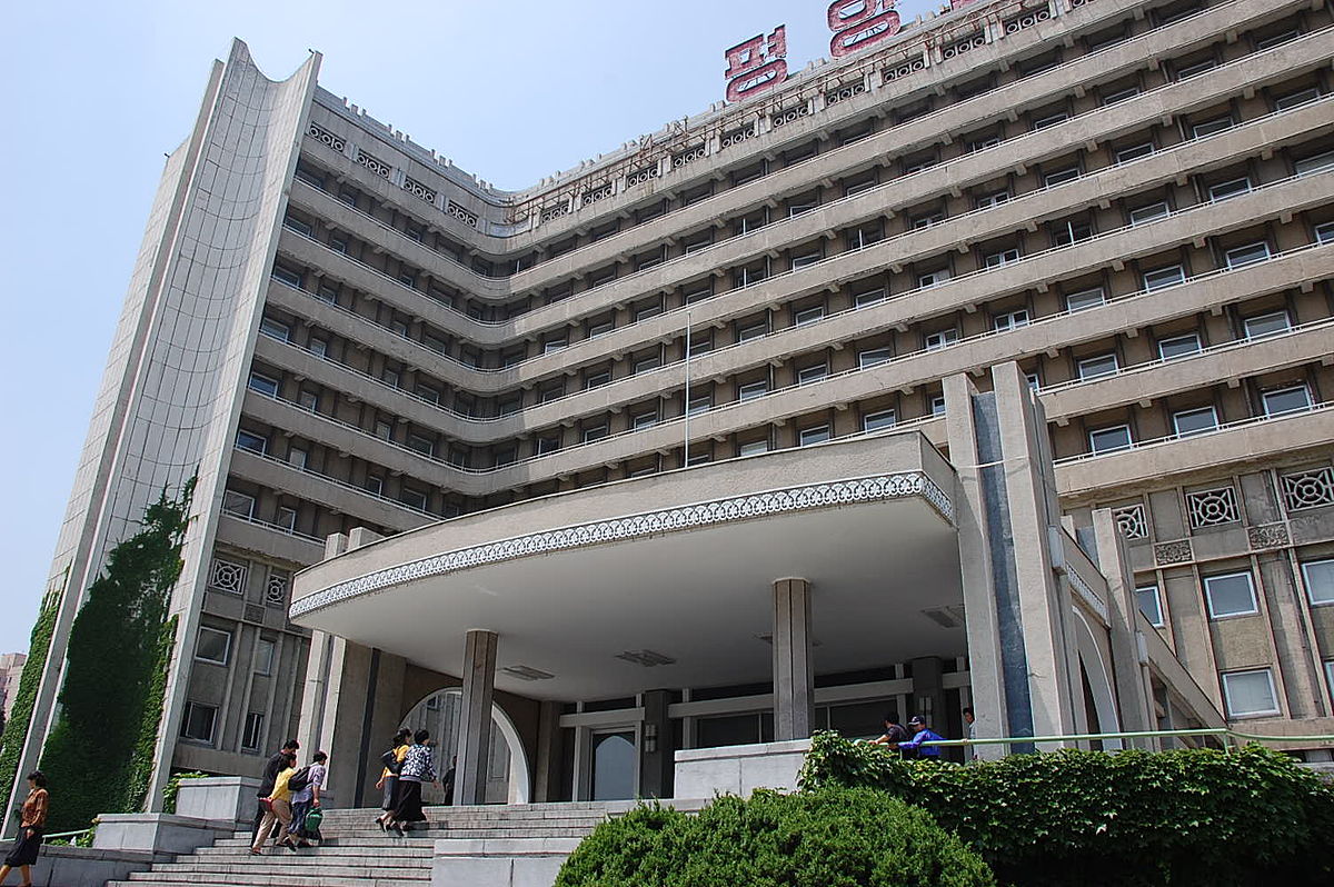 MarvelPyongyang's tweet photo. If you ever find yourself in Pyongyang please arrange a visit of our Glorious offices.  We are located on the 5th floor, please call ahead for security registration and screening. https://t.co/WTYiekI09p