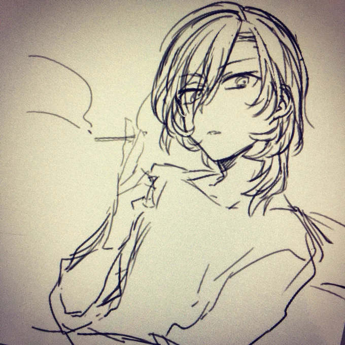 友達に送った落書き 