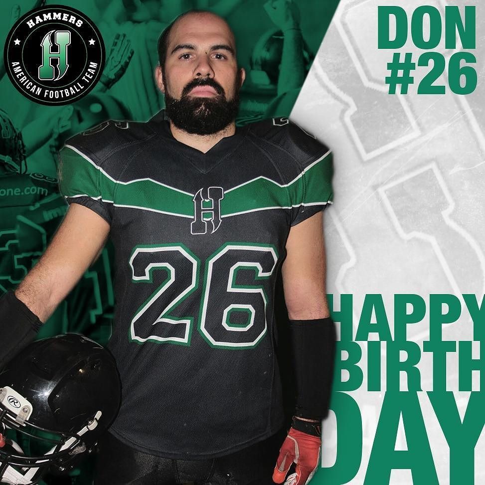 HammersAFT's tweet photo. Happy birthday Don! 🎂
#26 #RB 🏈
#HBD #happybirthday #don #iplayforhammers #hammersaft #hammerslifestyle #hammersapproved #Hammers #americanfootball #FootballAmericano #FlagFootball #football #italy #Monza #Brianza #Lecco #Milano #Como #Lario #Lombar… https://t.co/j8PMbndZhg https://t.co/RSBu81QvBG