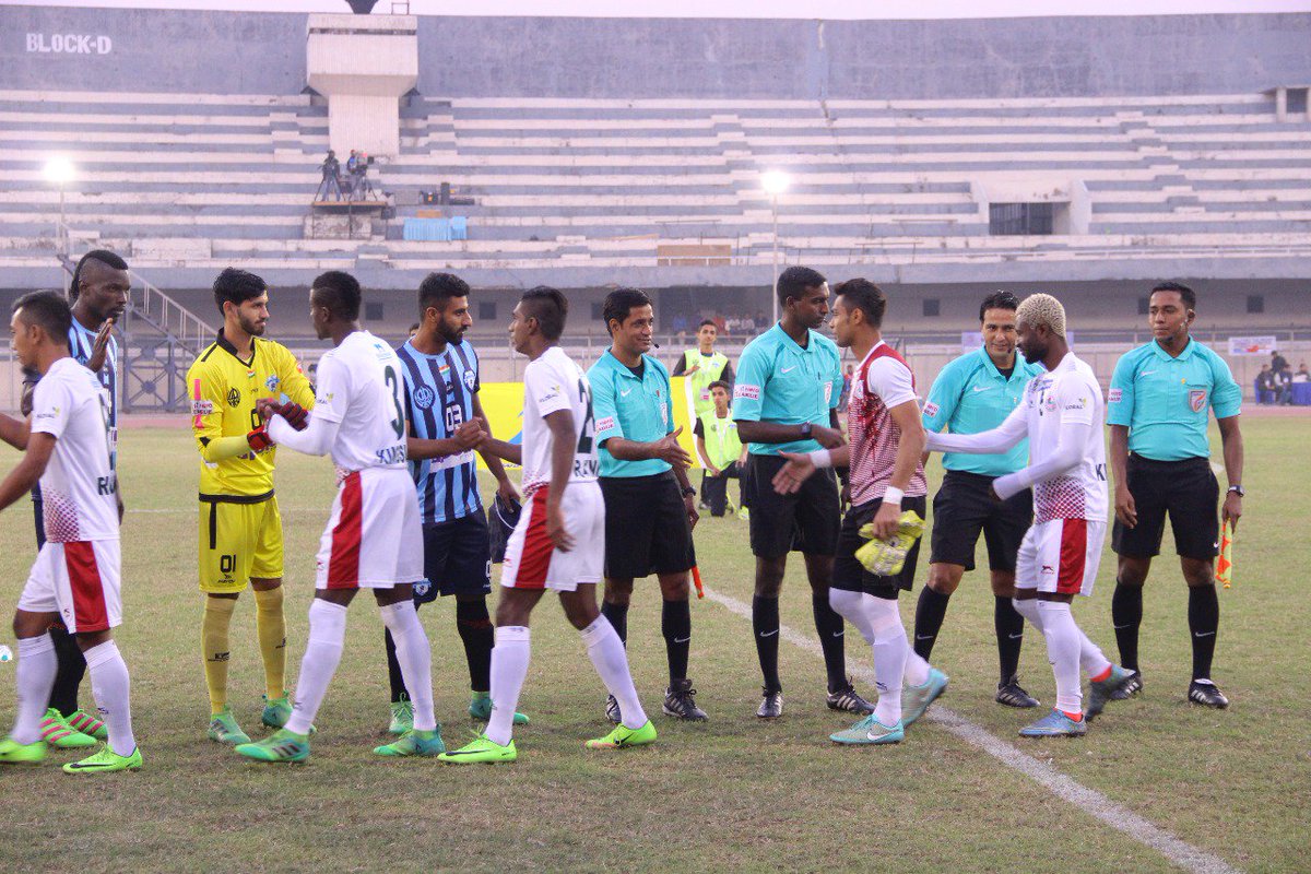 minervapunjabfc's tweet photo. ЁЯУ╕ Few clicks from last evening which saw us share spoils with @Mohun_Bagan at the opener of @ILeagueOfficial season (1/2) тЪ╜
#chakdephatte #MPFCvMB https://t.co/TWjua0xvWU