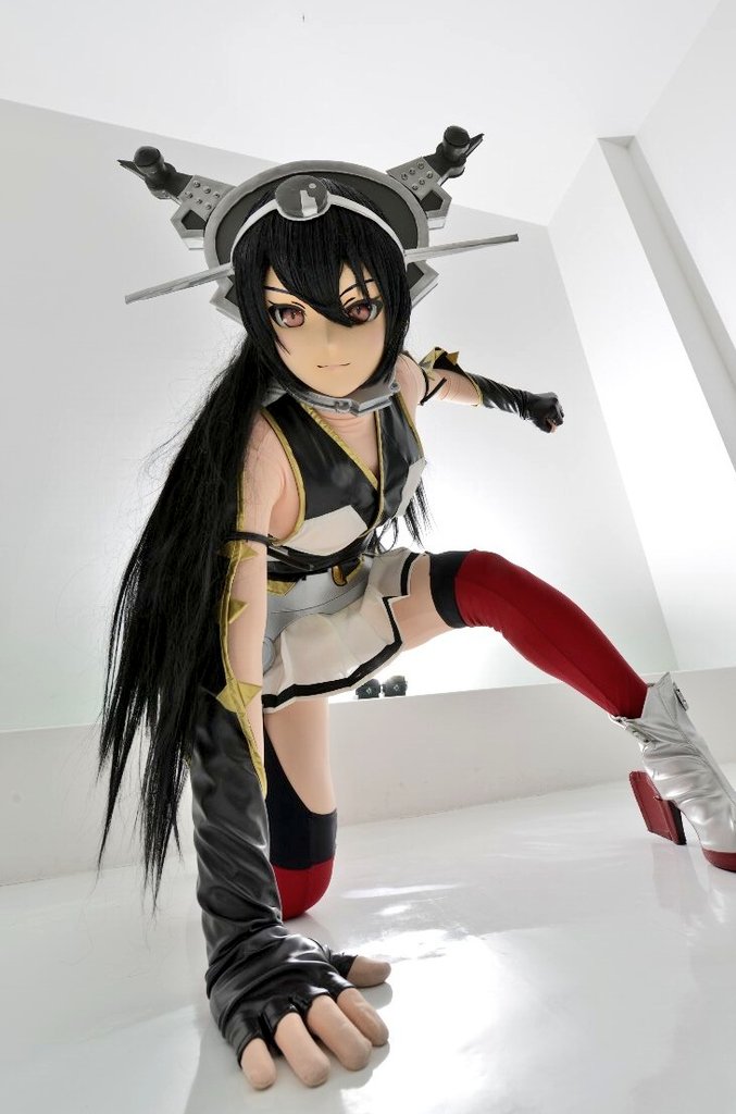 全身タイツ 肌色ラバースーツ XLサイズ 肩ファスナー 美少女