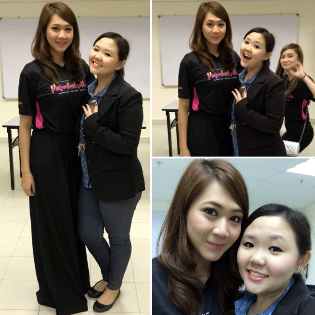 AngelineOfLove's tweet photo. OmG.. at last dpt jumpa face to face with @LiaNatalia_Alia she was so tall .. 🤣🤣😘😘😍😍
#26Nov2017 #PinjamkanHatiku https://t.co/F5Szj6ZBjo