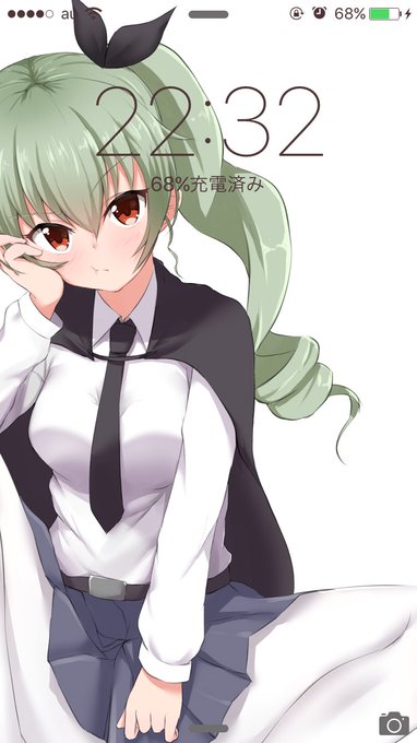 サイズ割と大きめに描いたので待ち受けにしたらいい感じにトリミングできましたかわいい 