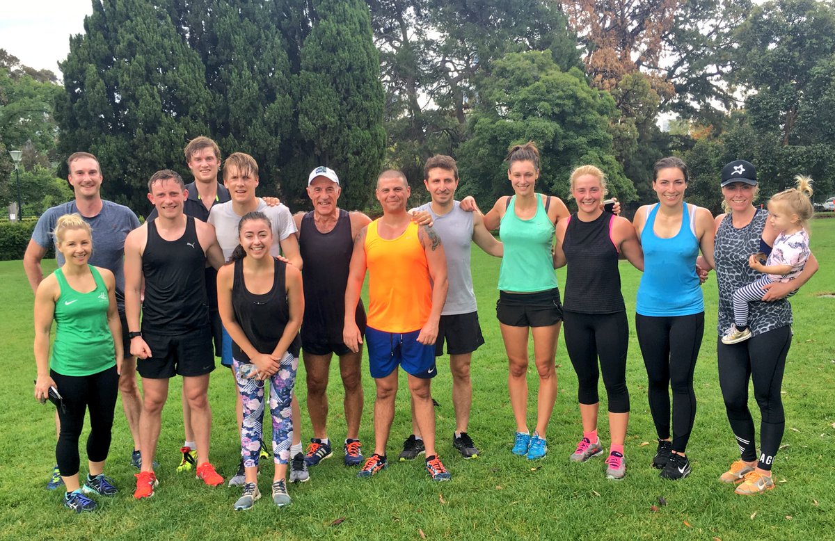 KeepPunchin's tweet photo. Cool change didn’t deter today’s #SundayRunday Crew. Good numbers, solid pace for a #doubleTan with #fartlek thrown in. #standinggutcircuit #dusty #mascotLake #ladybug https://t.co/VcGbCrhmFx
