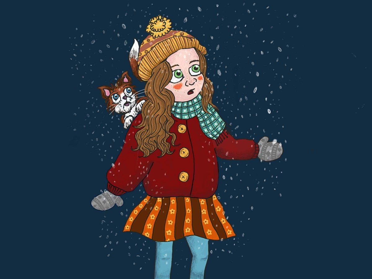 Erica_Glas's tweet photo. Snow times ❄❄❄☃️⛄
#illustration #characterdesign #snow #cats #cozy #winter #ismellsnow #ipadproart #ipadpro #digitaldrawings https://t.co/OHLGIZ88Qu