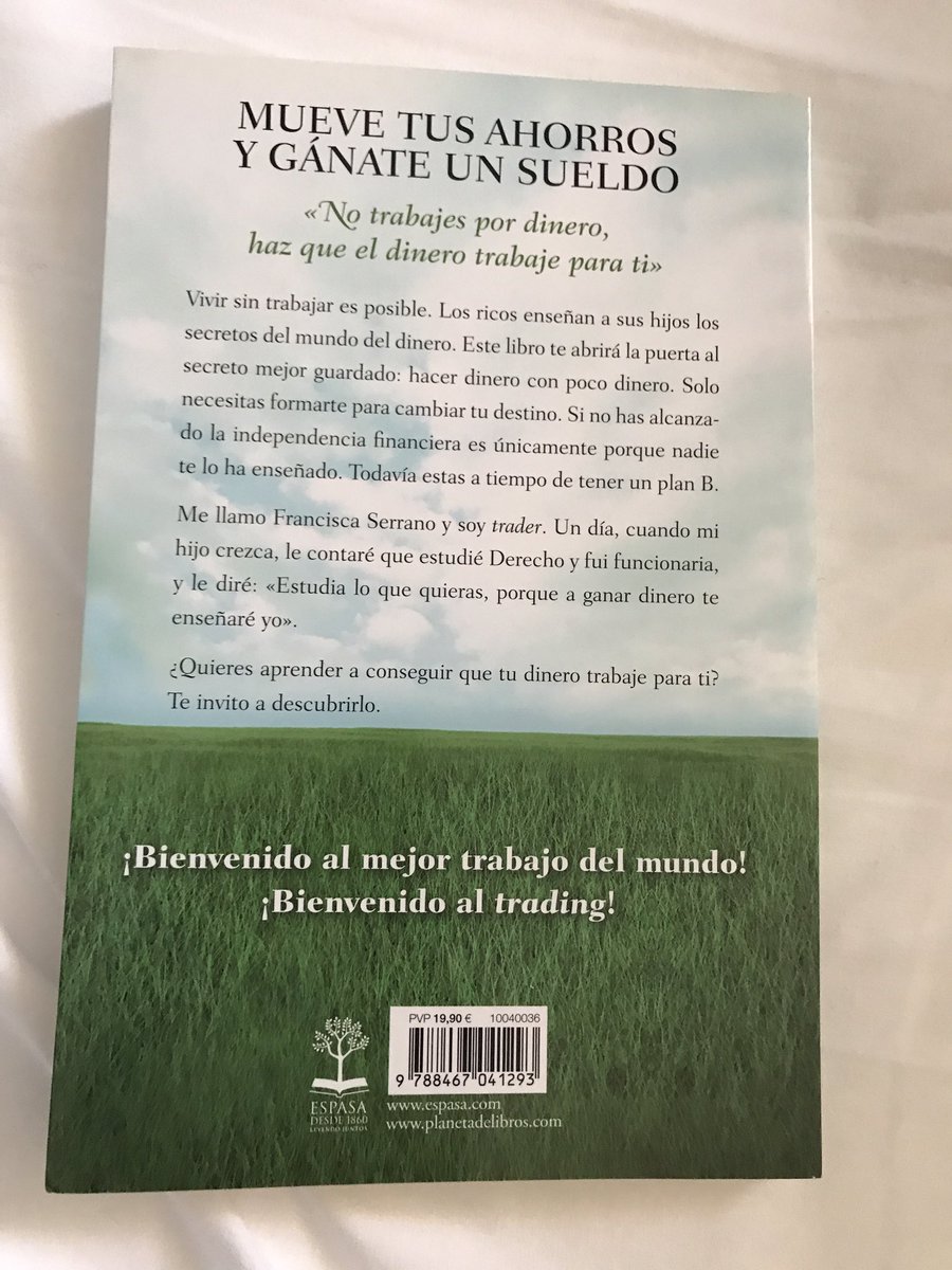 Fca_Serrano's tweet image. Hemos llegado a 5.000 seguidores. Sorteo este libro entre todos Retweets. La novela que explica cómo ganar en #bolsa y #trading para ti. 🌹😜