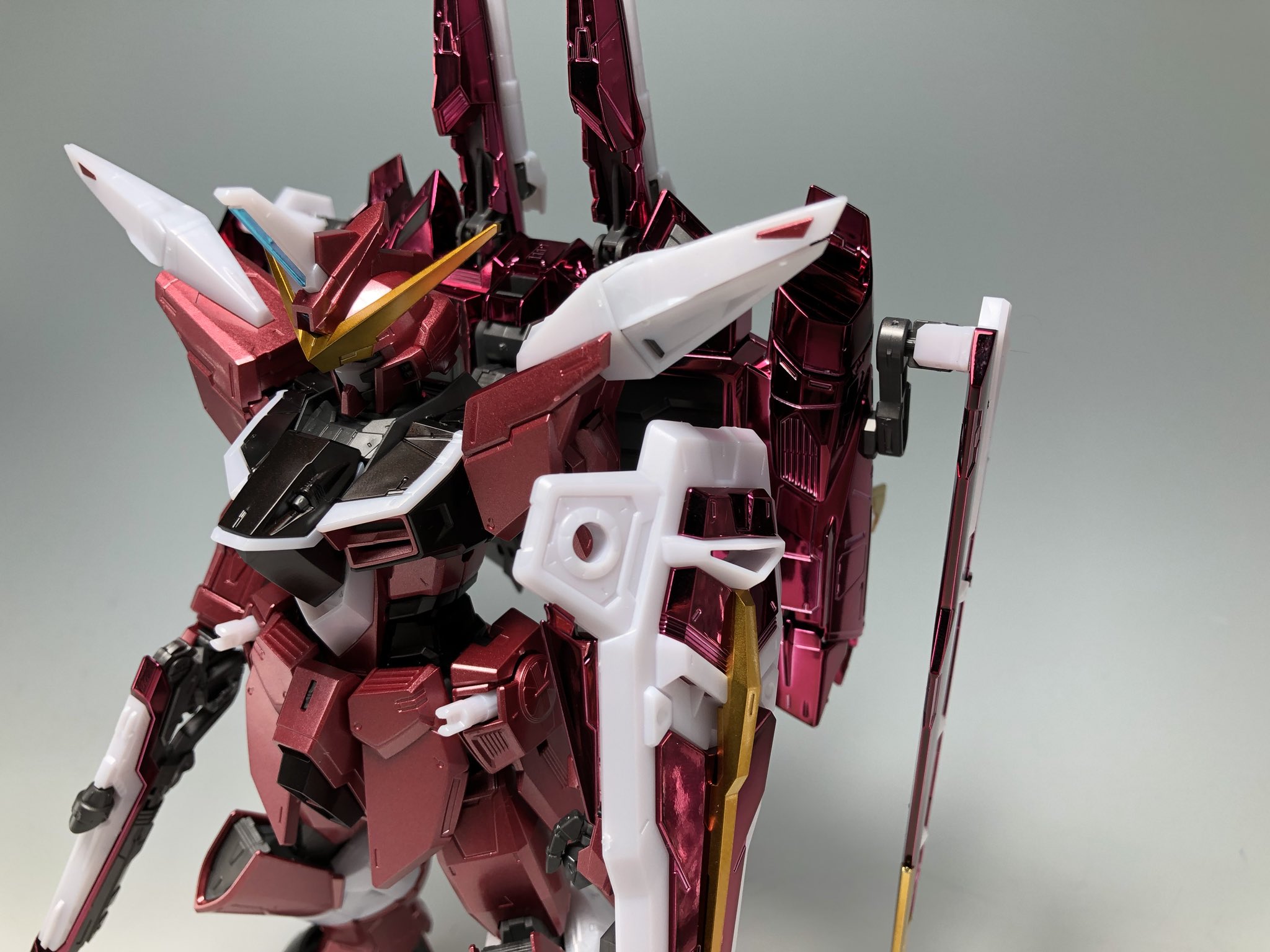 デンデロ 在 Twitter 上 Mg ジャスティスガンダム スペシャルコーティング ライフルのスコープ部つけ忘れていたため再掲 プロヴィデンスの スペシャルコーティングへの期待も増す美しさ T Co Skgnh0y25h Twitter