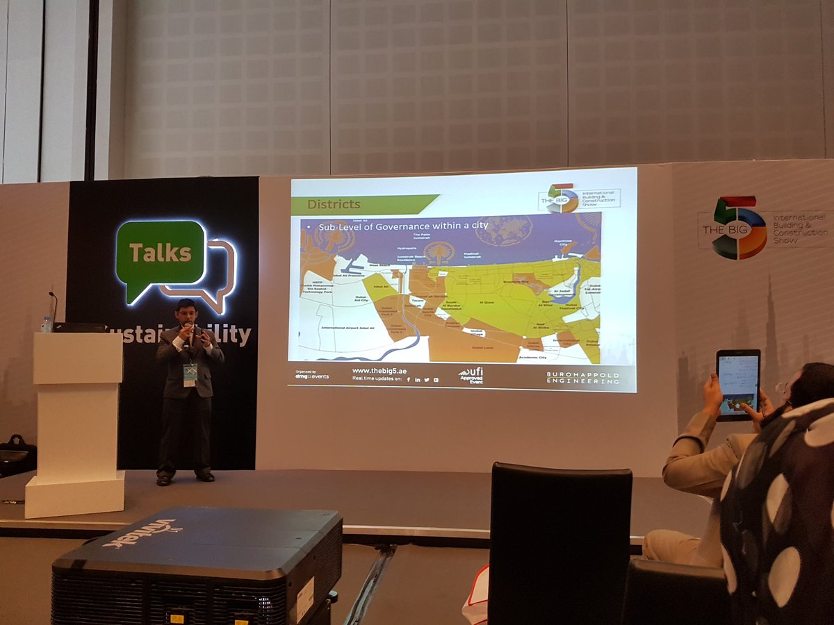amrutant's tweet photo. Fantastic points by @nandannt He is speaking at #thebig5conference about integrating #sustainability into All Scales (Macro, Intermediate & Micro) of the #builtinenvironment
@thebig5show @burohappold #mydubai https://t.co/yeovSSjE69