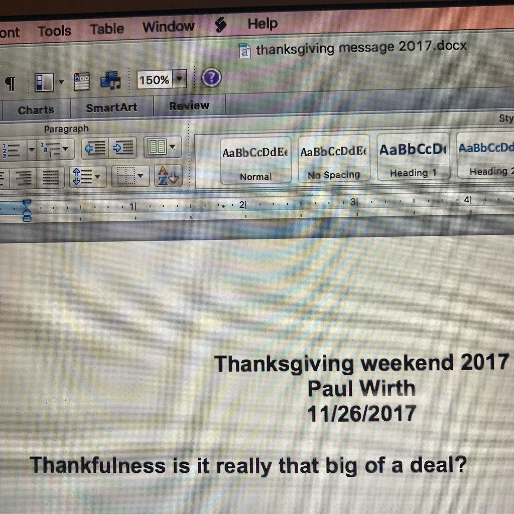 paulwirth's tweet photo. Does God really care if I am thankful? Find out the truth today @relevanttampa I cannot wait to see you here. Plus we have #holeinonedonuts yeap it is going to be an amazing day. https://t.co/CvEXkopRQN