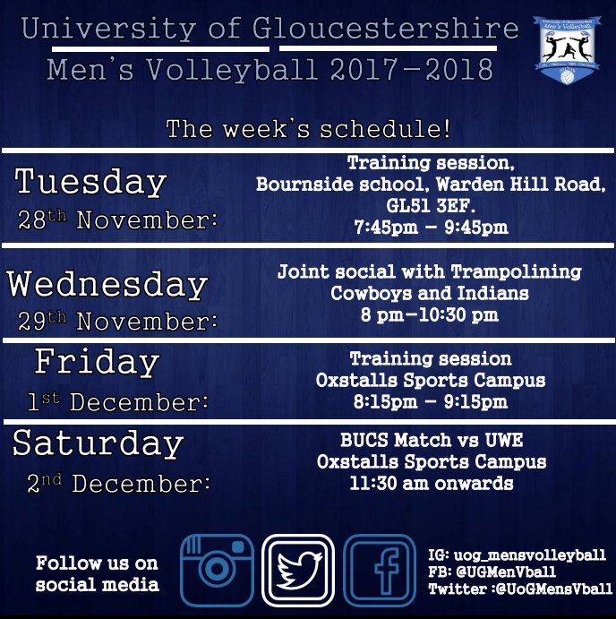 A week of beer, volleyball and assignments, what more could you want?? #WeAreTeamGlos