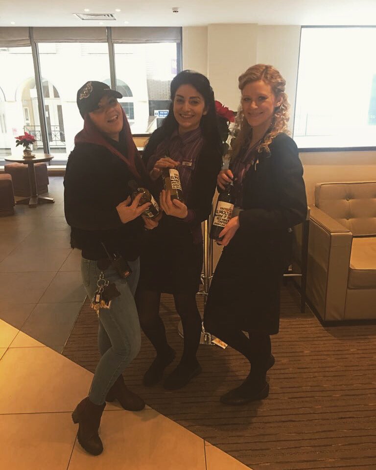 Presents from our lovely guests #oneteamonedream#memorableweekend#number1#wowwwww