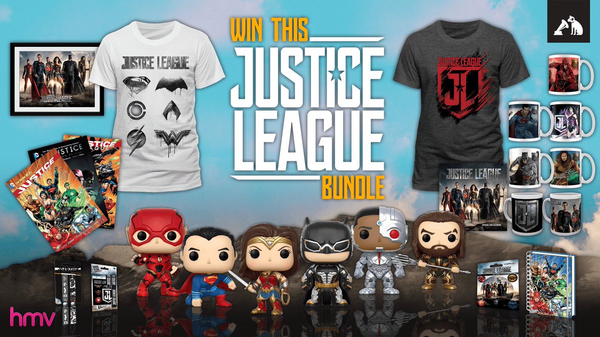 hmvtweets's tweet photo. LAST chance! To celebrate the release of #JusticeLeague we're giving away this super bundle! Just RT &amp; tell us who you're most looking forward to seeing in the movie https://t.co/gC1fCOECTi