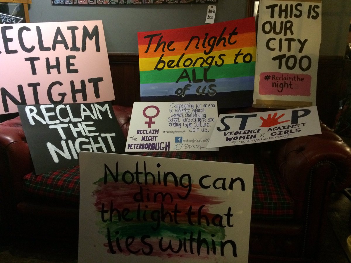 LizzyDening's tweet photo. Last night @PRCCG_ reclaimed #peterborough and it was awesome #ReclaimtheNight https://t.co/gqOZE5M3vO