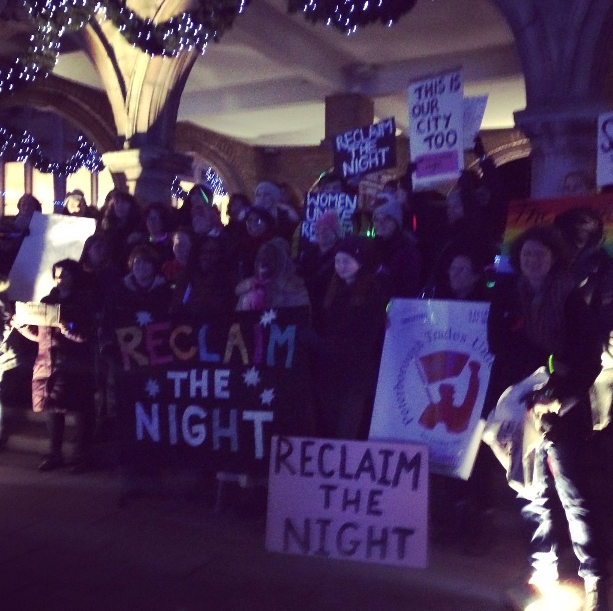 LizzyDening's tweet photo. Last night @PRCCG_ reclaimed #peterborough and it was awesome #ReclaimtheNight https://t.co/gqOZE5M3vO