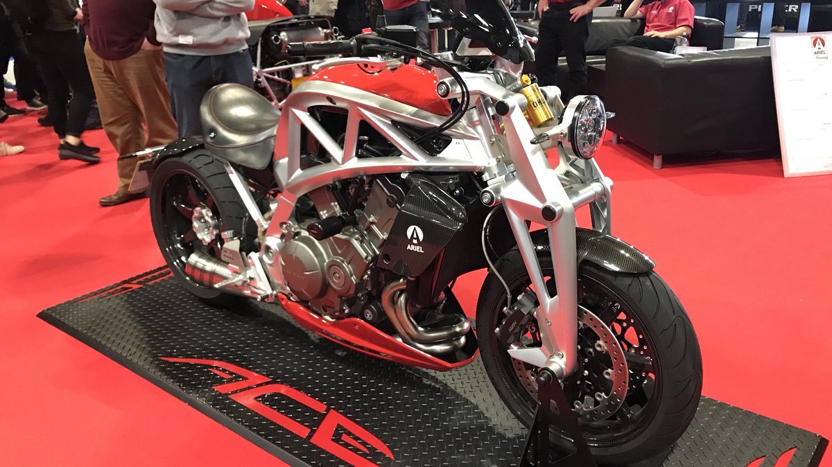 Honda Uk Motorcycles On Twitter When Arielmotorco Wanted A V4 Motor For Their Ace Motorcycles They Turned To Honda And Used A 173bhp Vfr1200 Engine See Them On Ariel S Stand At Motorcyclelive
