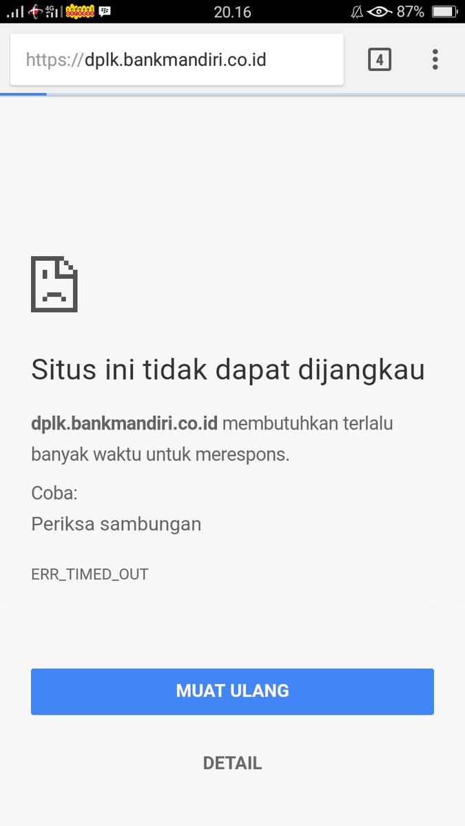 Application quota reached