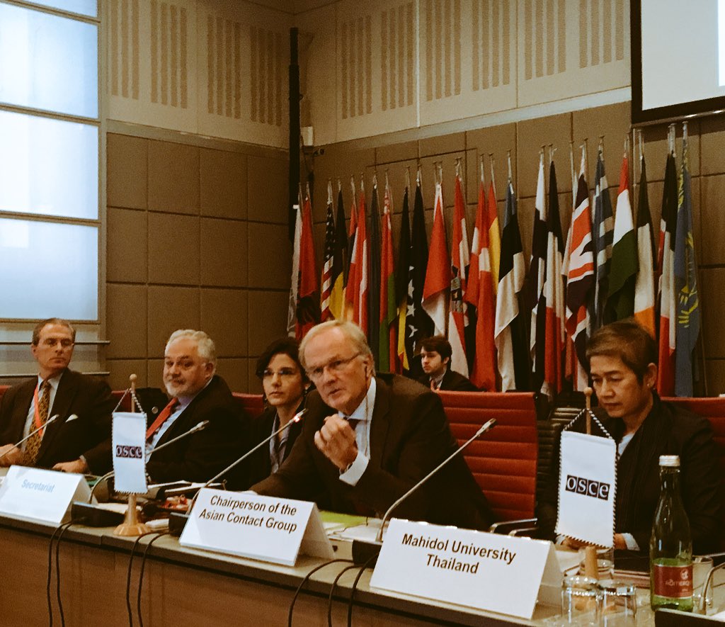 AusAmbVIE's tweet photo. @GER_OSCE @Thaiemb_Vienna @OSCE And a special thanks to Amb Eberhard Pohl & @GER_OSCE for Germany’s excellent chairing and coordination of the #OSCE #AsianPartners program throughout 2017. https://t.co/ByUU7n3NX6
