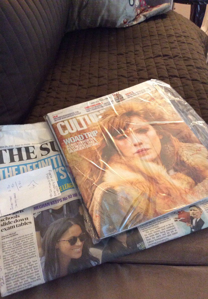 MissR254's tweet photo. Feel like a proper grown up now that I get a Sunday paper delivered 🤣 #lifegoals #sundaybroadsheet #sundaymorningroutine https://t.co/OnNaetAYbg
