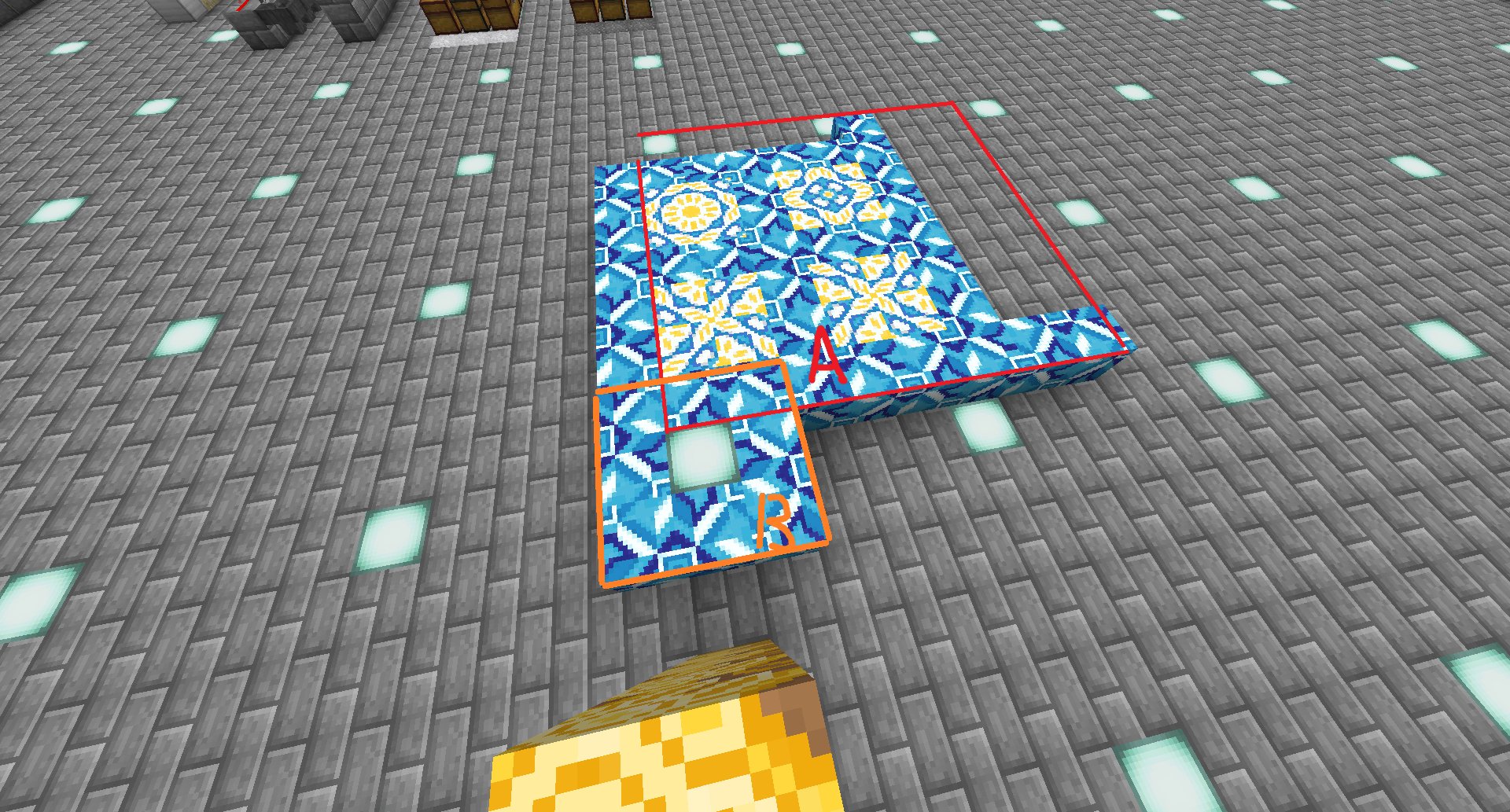 奇行師 だいたいぼんやり 奇数で並べる彩釉テラコッタ模様の極意を掴んだかも 画像のaの範囲 を偶数で模様作る ループを多用して鮮やかに んで90度傾けてコピペして4方向完成 そしたらbの範囲だけ模様が別の模様になる でも大丈夫 だって中央だもん