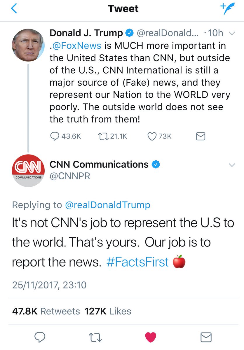 Nikki_NF1's tweet photo. Hahahaha! #TrumpVScnn https://t.co/ZixQbf0S8e
