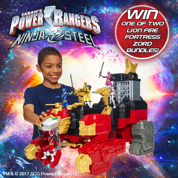 Last chance to #WIN 1 of 2 Lion Fire Fortress Zords prize bundles! Follow &amp; RT to enter - Ends tonight 26/11