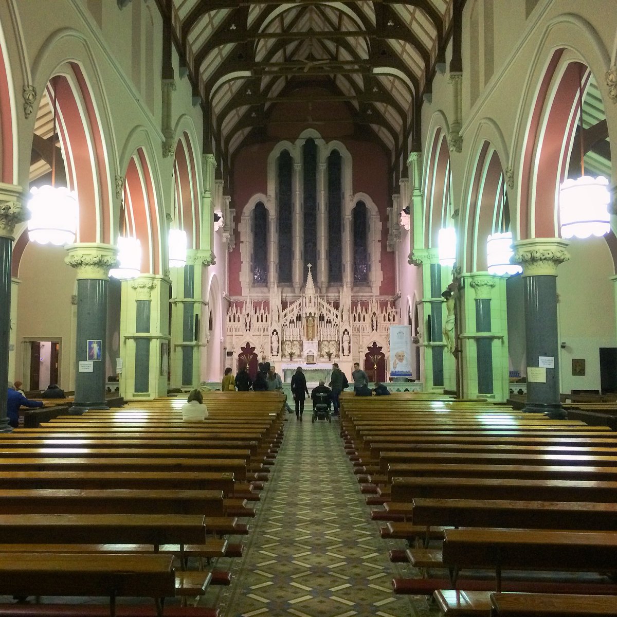 At wedding rehearsal at St James’ Church #Killorglin in preparation for filming. #weddingvideography #IrishWeddings