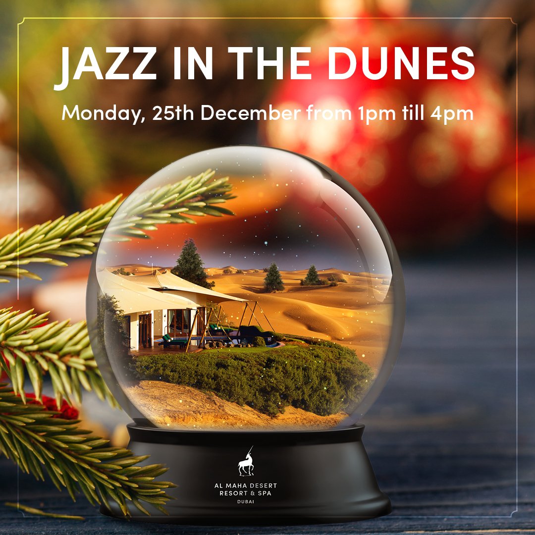 Jazz in the Dunes this Christmas, 25th December. #almahaexperience