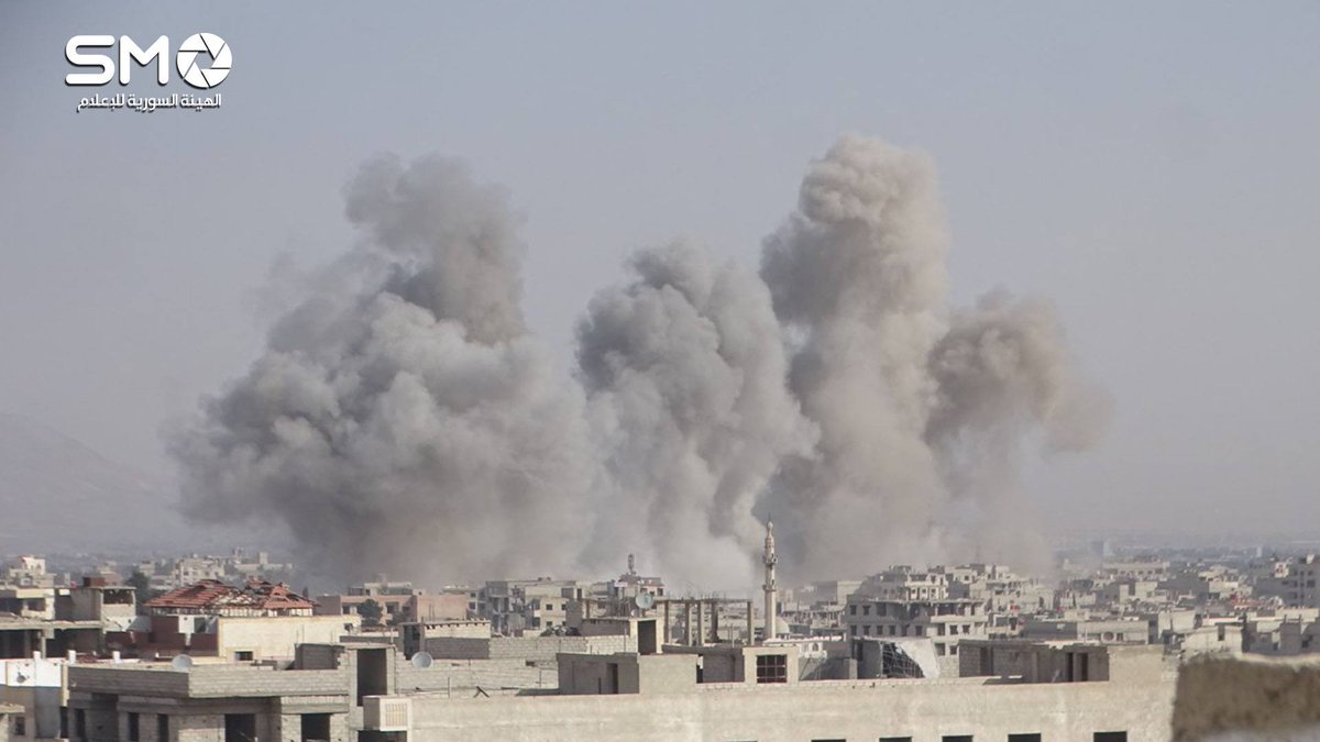 Syria4Twitte's tweet photo. #الغوطة_الشرقية: ارتقاء 7 شهداء مدنيين في #مسرابا جراء غارة جوية بـ 4 صواريخ نفذتها طائرات #الأسد وغارة جوية على #مديرا
#Syria #EastGhouta #Mesraba #Madyara #Airforce #RussianAirForce #aeronautical #سوريون_ضد_سوتشي #لا_نثق_بنوايا_روسيا #NoConfidenceInRussianIntention #SochiAssad https://t.co/jwhyhTW5sI