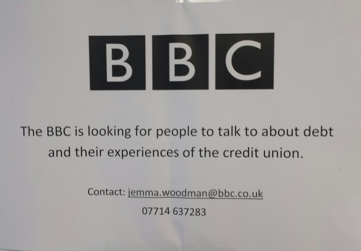 CPCreditUnion's tweet photo. Don't forget the BBC is looking for members of City of Plymouth Credit Union that want to share their experience with them for a program. Let's promote ethical lending and expose the loan sharks! #ourCPCU @LoanSharkNews #creditunion #Plymouth #plymsocent https://t.co/CtzWylWlcE