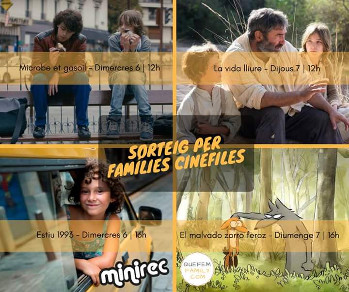 family_que's tweet photo. Estem de sorteig! Us agrada el cine? No us perdeu el festival #Rec2017 a #Tarragona amb les sessions #Minirec  per a tota la familia! Més detalls a la nostra pàgina de facebook! https://t.co/1BN1vSs0cX