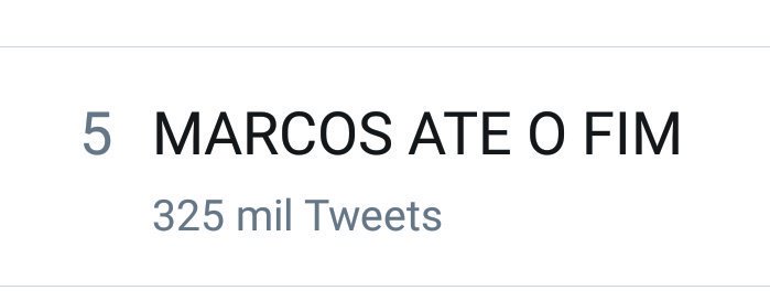 Somos MARCOS ATE O FIM