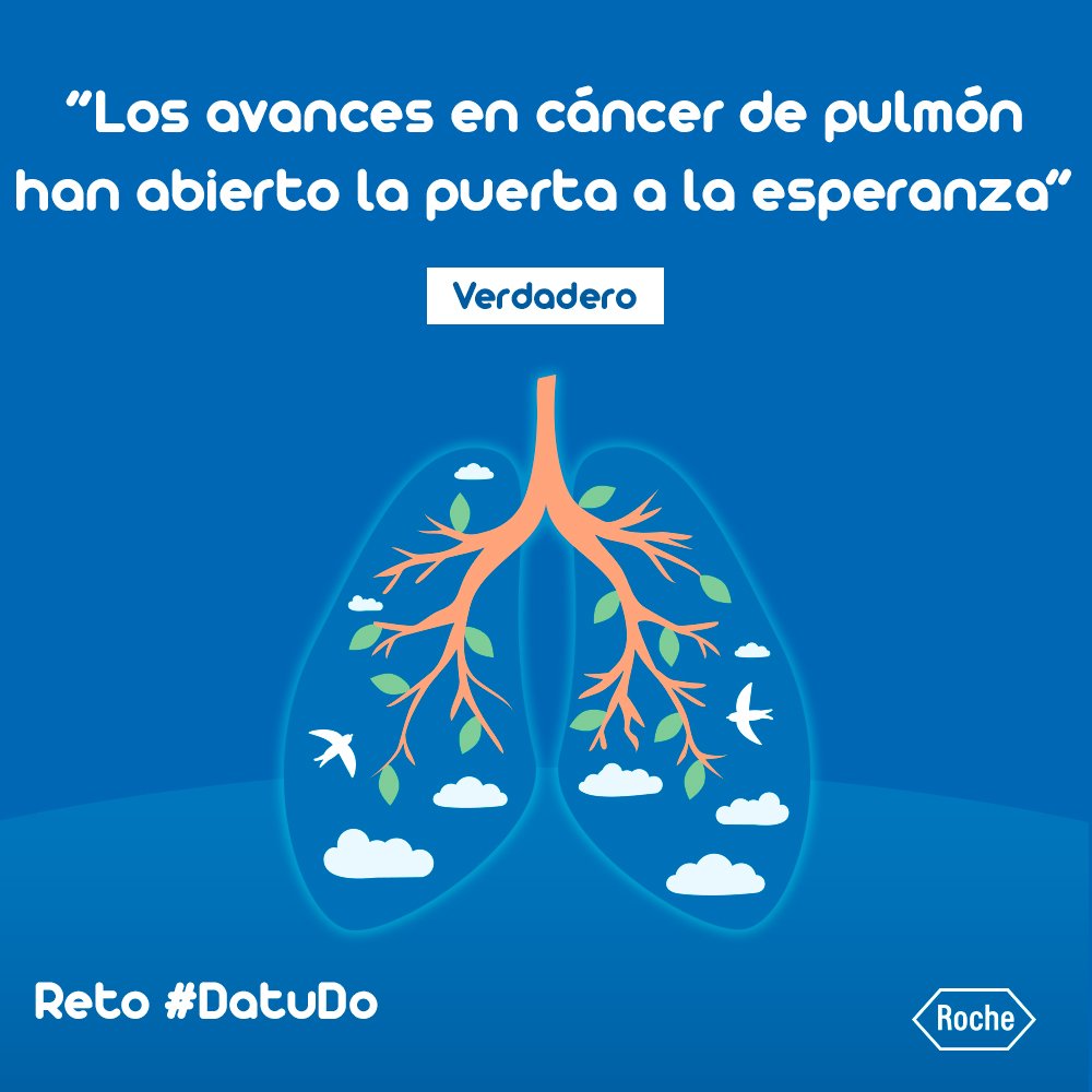 roche_es's tweet photo. La investigación es fundamental para mejorar la calidad y la esperanza de vida de los pacientes con #CáncerDePulmón. ¡#DaTuDo y ayúdanos a combatir esta enfermedad! https://t.co/ws11eFcdPn https://t.co/tgSkgkzyx5