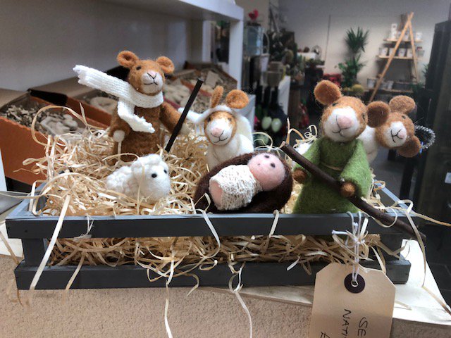 VisitPlumleys's tweet photo. Because who wouldn't want a set of #Nativity Mice? #Gifts #Christmas #Plumley #Knutsford #ShopLocal #FamilyBusiness #Presents https://t.co/d6TTH9q1Nr