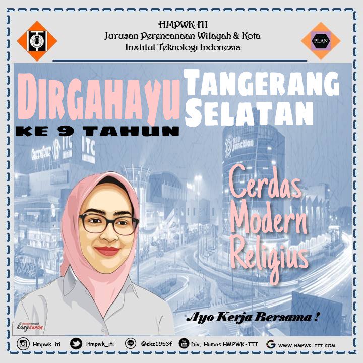 Selamat ulang tahun Ke-9 Kota Tangerang Selatan, semoga terus berkembang menjadi kota yang cerdas, modern, dan religius #HUT9Tangsel <a href="/humastangsel/">Humas Kota Tangerang Selatan</a> <a href="/airinrachmi/">Airin Rachmi Diany</a> <a href="/kampus_iti/">Kami di Kampus ITI</a>