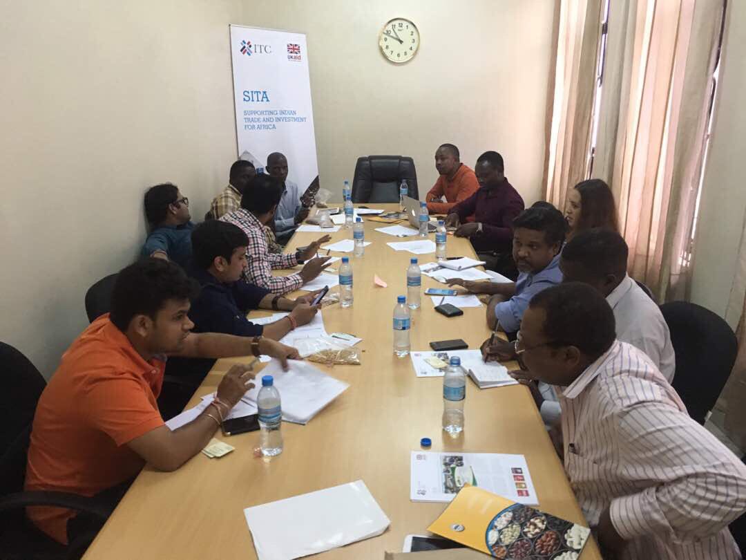 ITC_SITA's tweet photo. Indian & Tanzanian pulses companies brought together by @ITCnews 2 discuss new business opportunities #southsouthcooperation #SITAinvestment https://t.co/U7qnbg3j4t