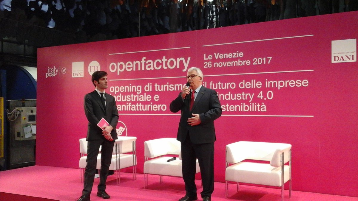 OpenFactoryIT's tweet photo. Inaugurazione #OpenFactory2017 | Cavalier Dani: "Siamo orgogliosi di ospitare questo grande evento di apertura" https://t.co/7r53M3aDJS