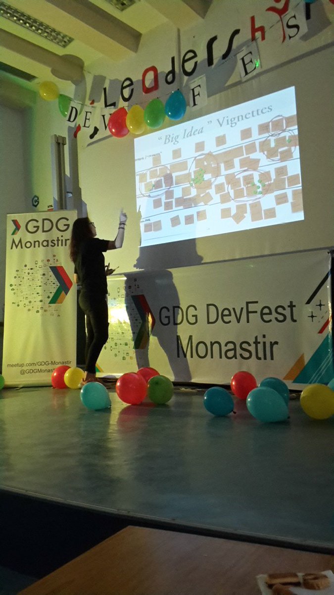 houda_rouaissi's tweet photo. at #gdgdevfestMonastir with @AhlemButterfly talking about #DesignThinkings
#gdgdevfest17 #womantechmakers #womentechmakersBizerte #WomenTechmakersMonastir #localguides https://t.co/xfXyXanD9T
