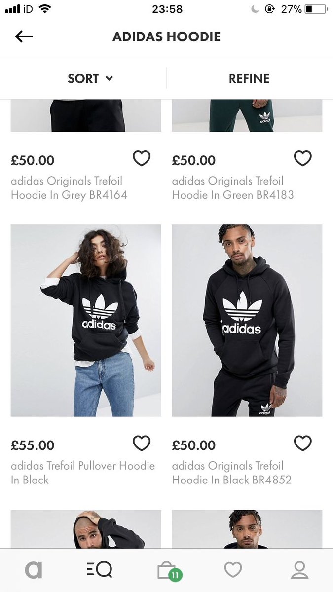 Dear @ASOS, these black hoodies look almost identical to me so why is the women’s version £5 more?!