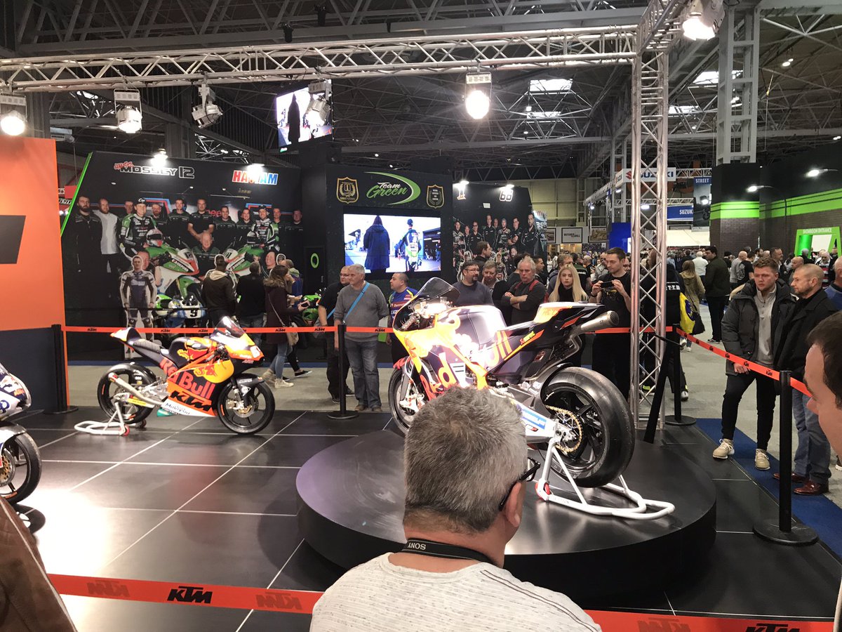 KTM_UK's tweet photo. Last day of @motorcyclelive and it's been an incredible show.
Still time to win a new #790DUKE and show us your #KTMFace! 😎📸 https://t.co/Ad9PTEJVOy