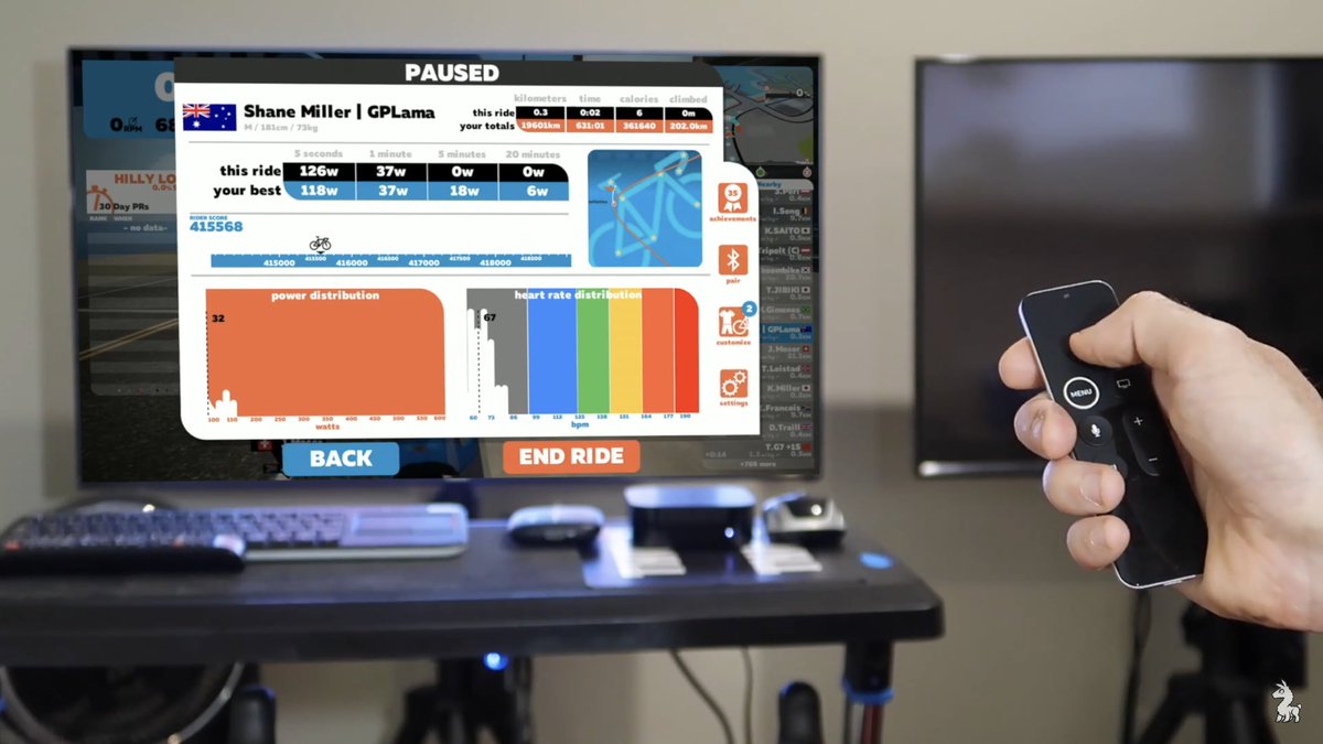GoZwiftEvents's tweet image. Zwift on Apple TV 4K. The A to Z user experience by @gplama 

📺 youtu.be/6KVkjmeW6AM

✅ Super Smooth
✅ Easy Set-up
✅ Great Value