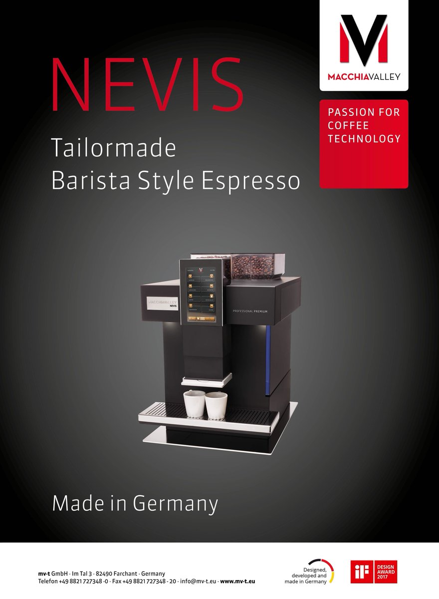 Our NEVIS - German made design icon - available in black, chocolate and silver steel! #ifdesignaward #supersilent #zeroenergy