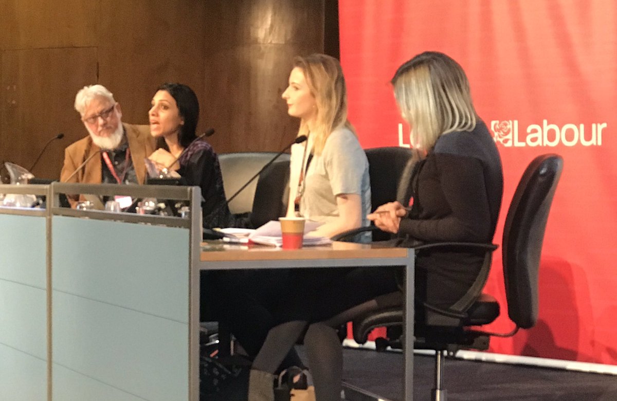 SamTarry's tweet photo. Brilliant seeing @faizashaheen of @Classthinktank speaking on representation of BAME, working class communities in politics at the @LondonLabour #LabLon17 @PeoplesMomentum Fringe. https://t.co/nGWofxfgr3