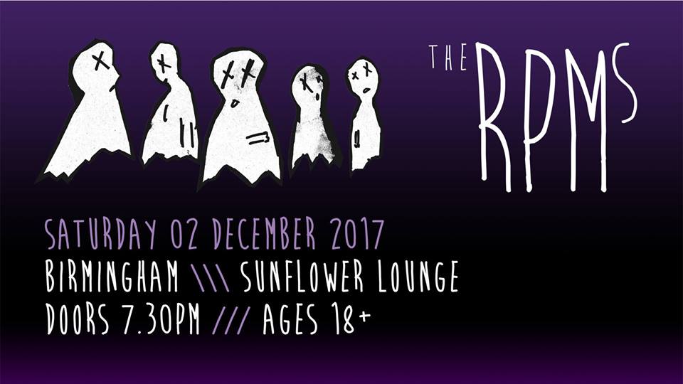 Following supports with <a href="/wearescientists/">We Are Scientists</a>, @bhampromoters present indie rock trio <a href="/The_RPMs/">The RPMs</a> for a headline show in #Birmingham Sat 2nd December! Support comes from <a href="/Stupid_Boots/">Stupid boots</a>.
Tickets here: po.st/3ux3TT