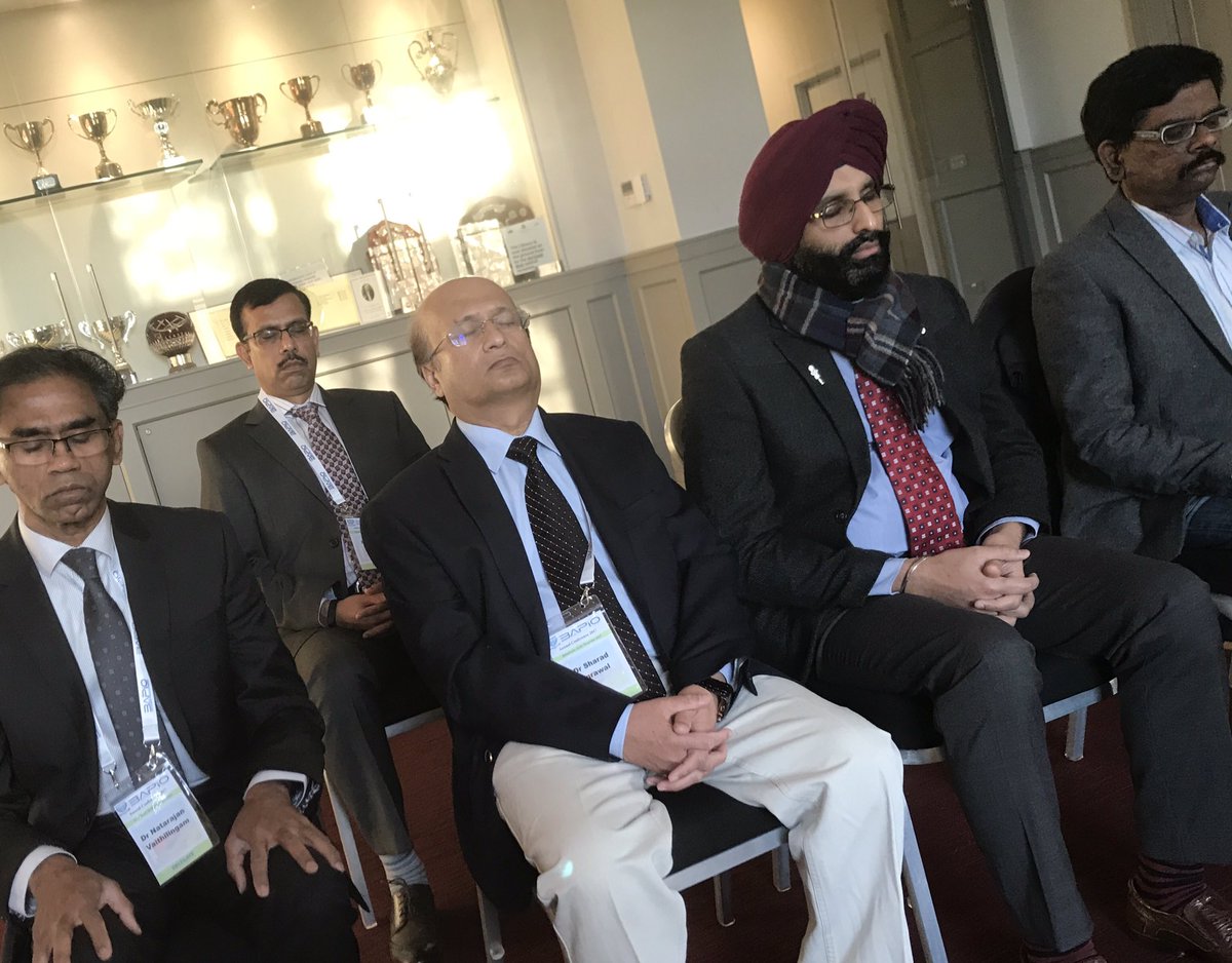 aman999arora's tweet photo. Meditating doctors at @BAPIOUK #BAPIO2017... teaching some basics of #Meditation... @jsbamrah @KailashChandOBE @Pooja_Arora1 https://t.co/Ze9fLtC1fS